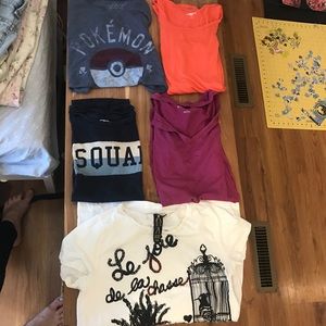 Bundle of Shirts and Tanks